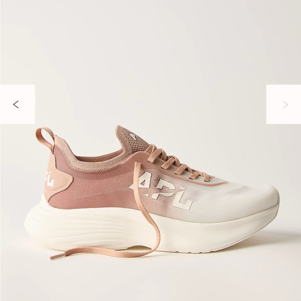 APL Women's Blush and Cream Sneakers